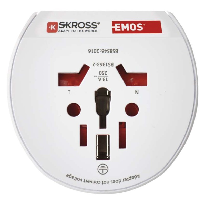 EMOS Utazóadapter Európába látogató külföldieknek - Image 2