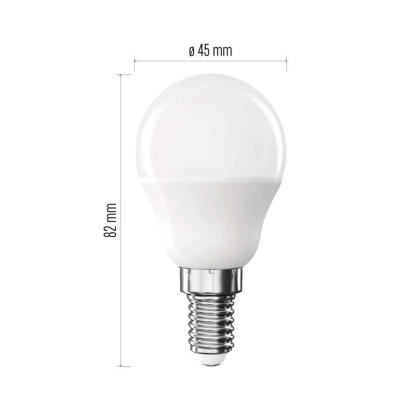 LED izzó Classic Mini Globe / E14 / 4,2 W (40 W) / 470 lm / Meleg fehér - Image 2