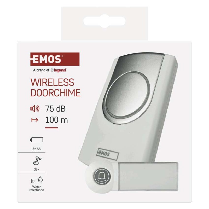 Vezeték nélküli csengő P5723, 3x AA - Image 2