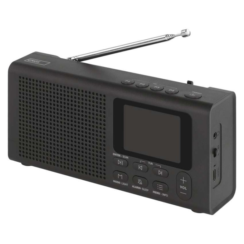 Hordozható rádió Bluetooth, DAB / DAB+ / FM, fekete színű - Image 2